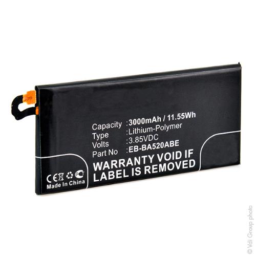 Batterie téléphone portable pour Samsung 3.85V 3000mAh photo du produit 3 L