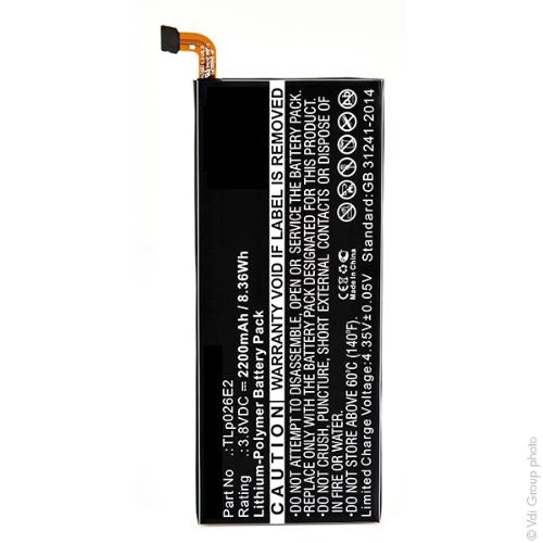 Batterie téléphone portable pour BlackBerry 3.8V 2200mAh photo du produit 1 L