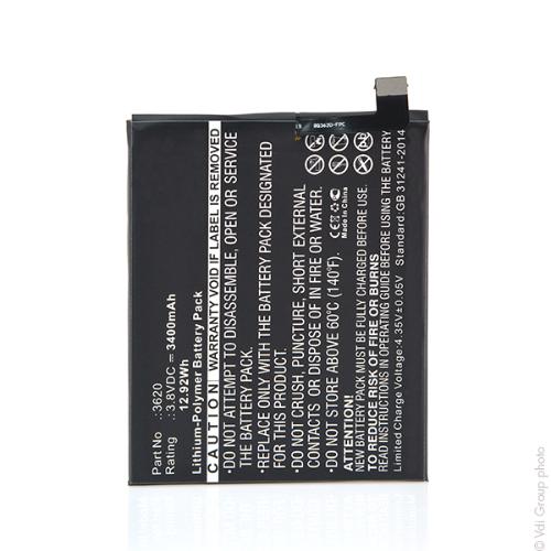 Batterie téléphone portable pour BQ 3.8V 3400mAh photo du produit 1 L