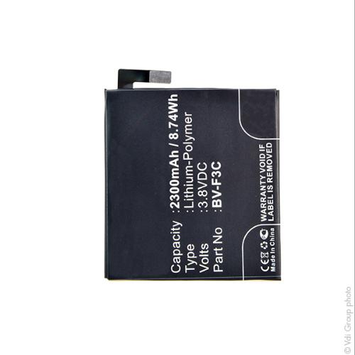 Batterie téléphone portable pour Microsoft 3.8V 2300mAh photo du produit 1 L