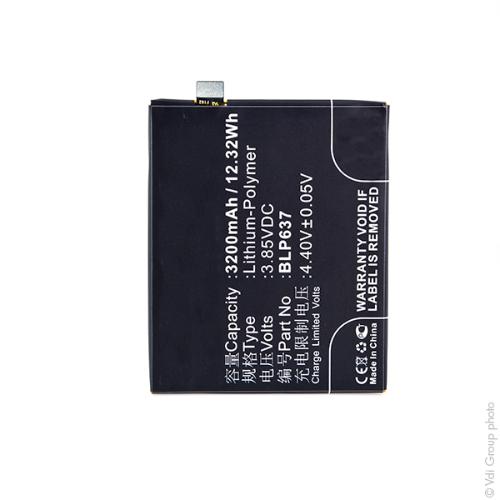Batterie téléphone portable pour Oneplus 3.85V 3200mAh photo du produit 1 L
