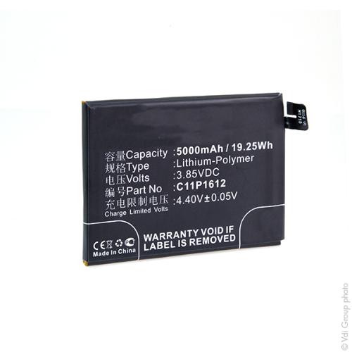 Batterie téléphone portable pour Asus 3.85V 5000mAh photo du produit 3 L