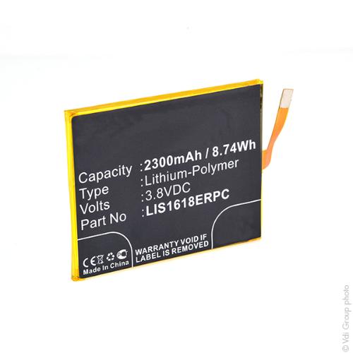 Batterie téléphone portable pour Sony 3.8V 2300mAh photo du produit 3 L
