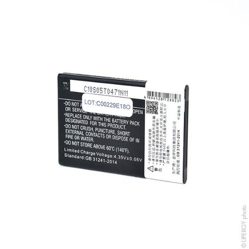 Batterie téléphone portable pour ZTE 3.8V 1400mAh photo du produit 2 L