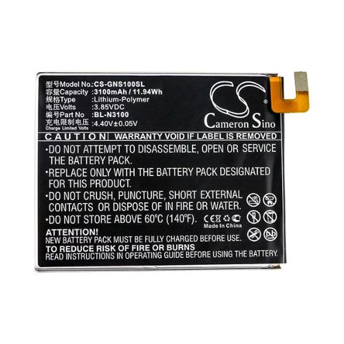 Batterie téléphone portable pour Gionee 3.85V 3100mAh photo du produit 3 L