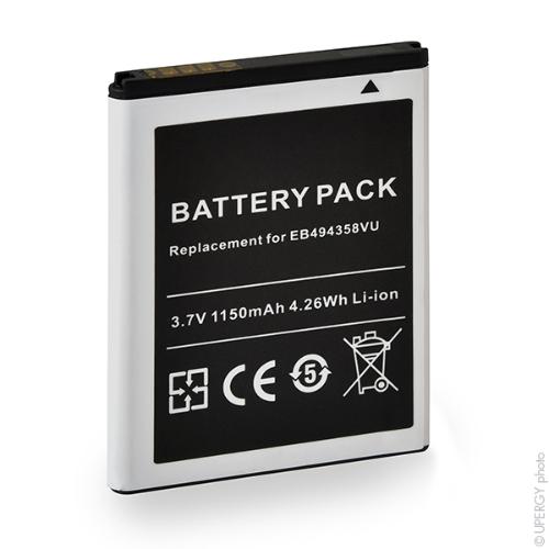 Batterie téléphone portable pour Samsung 3.7V 1150mAh photo du produit 1 L