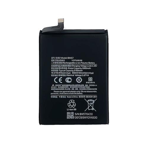 Batterie téléphone portable pour Xiaomi Poco X3 NFC 3.87V 4950mAh photo du produit 1 L