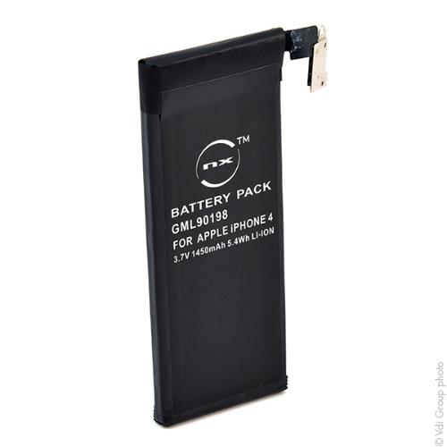 Batterie téléphone portable pour iPhone 4 3.7V 1450mAh photo du produit 3 L