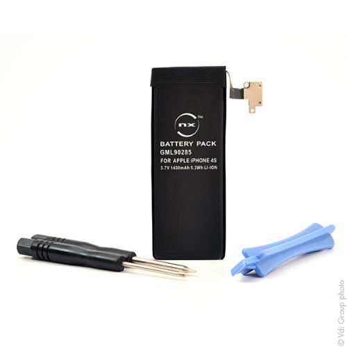 Batterie téléphone portable pour iPhone 4S 3.7V 1450mAh photo du produit 1 L