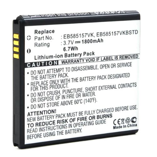 Batterie téléphone portable pour Samsung 3.7V 1800mAh product photo 2 L