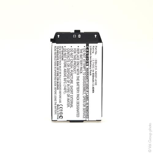 Batterie téléphone portable pour Siemens 3.7V 650mAh photo du produit 1 L