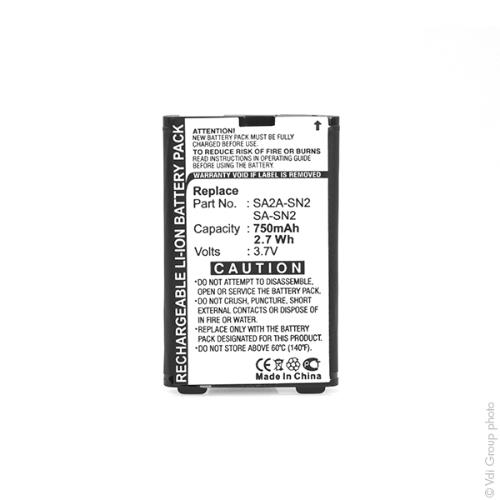 Batterie téléphone portable pour Sagem 3.7V 750mAh photo du produit 1 L
