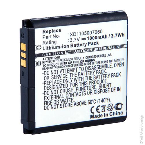 Batterie téléphone portable pour Doro 3.7V 700mAh photo du produit 2 L