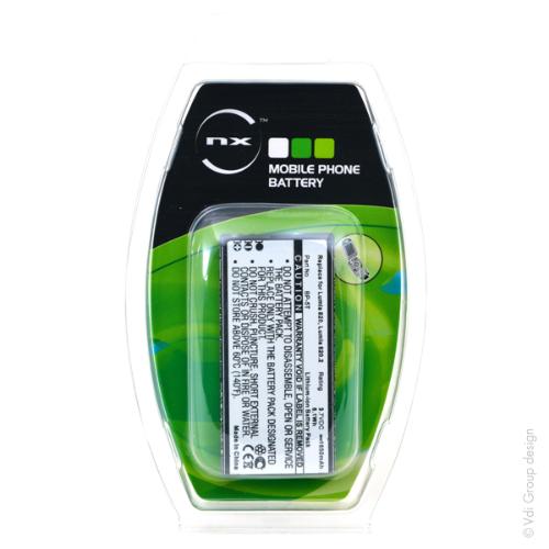 Batterie téléphone portable pour Nokia 3.7V 1650mAh photo du produit 5 L