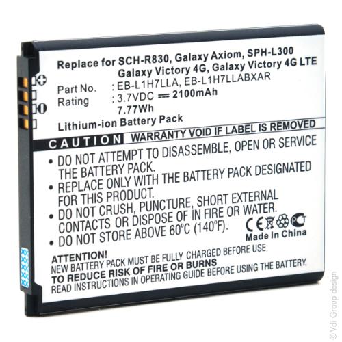 Batterie téléphone portable pour Samsung 3.7V 2100mAh photo du produit 3 L
