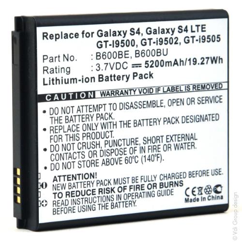 Batterie téléphone portable pour Samsung 3.7V 5200mAh photo du produit 5 L