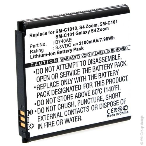Batterie téléphone portable pour Samsung 3.8V 2100mAh photo du produit 3 L