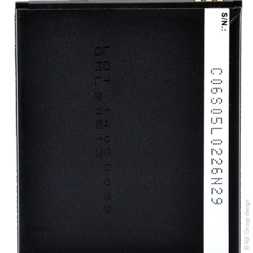 Batterie téléphone portable pour Micromax 3.7V 1700mAh photo du produit 2 L