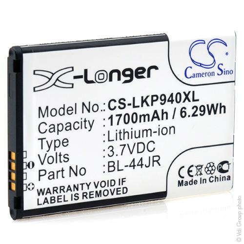 Batterie téléphone portable pour LG 3.7V 1700mAh photo du produit 3 L