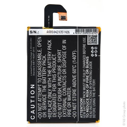 Batterie téléphone portable pour Sony Ericsson 3.8V 3100mAh photo du produit 2 L