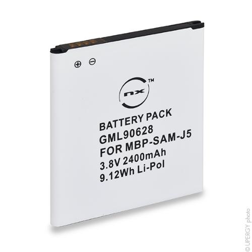 Batterie téléphone portable pour Samsung 3.8V 2400mAh photo du produit 1 L