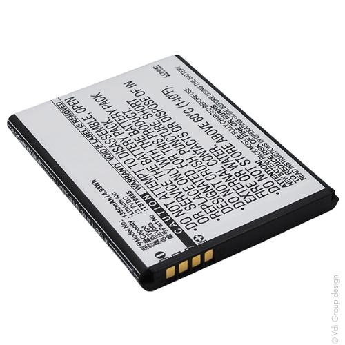 Batterie téléphone portable pour K-Touch 3.7V 1350mAh photo du produit 1 L