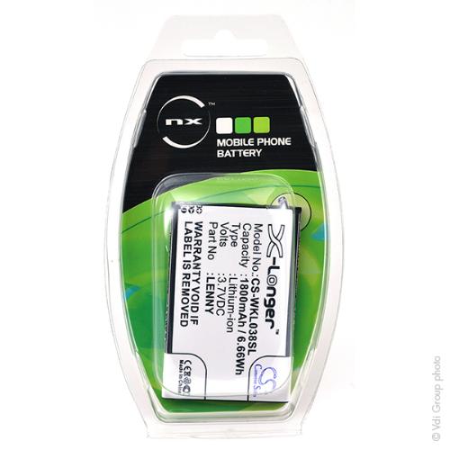 Batterie téléphone portable pour Wiko 3.7V 1800mAh photo du produit 4 L
