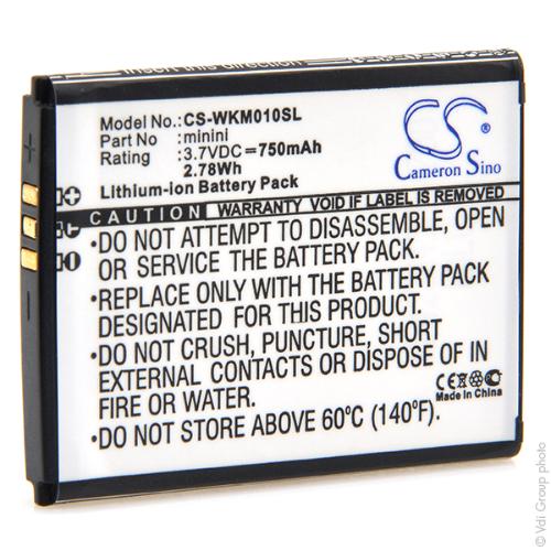 Batterie téléphone portable pour Wiko 3.7V 750mAh photo du produit 3 L