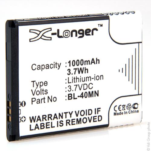 Batterie téléphone portable pour LG 3.7V 1000mAh photo du produit 3 L