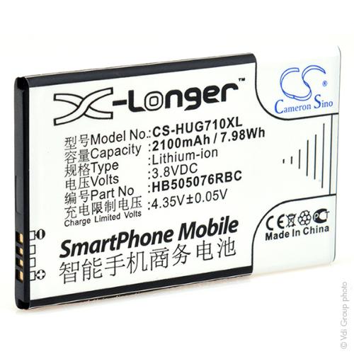Batterie téléphone portable pour Huawei 3.8V 2100mAh photo du produit 3 L