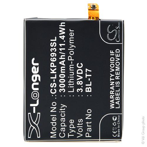 Batterie téléphone portable pour LG 3.8V 3000mAh photo du produit 1 L