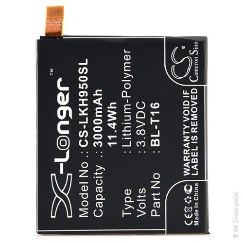 Batterie téléphone portable pour LG 3.8V 3000mAh photo du produit 1 L