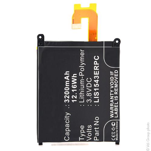 Batterie téléphone portable pour Sony Ericsson 3.8V 3200mAh photo du produit 1 L