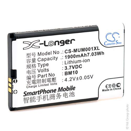 Batterie téléphone portable pour Xiaomi 3.7V 1900mAh photo du produit 3 L