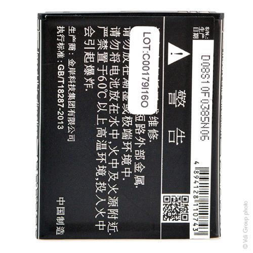 Batterie téléphone portable pour Doov 3.7V 1500mAh photo du produit 2 L