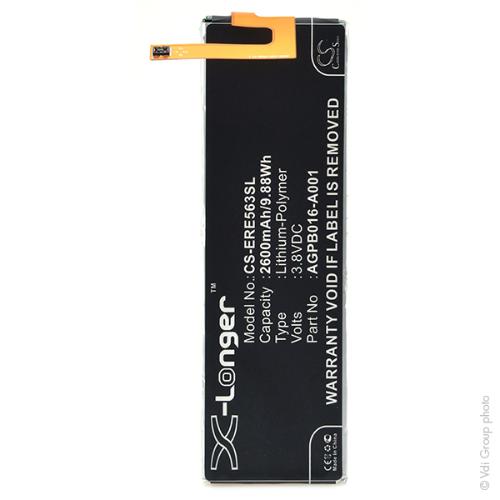 Batterie téléphone portable pour Sony Ericsson 3.8V 2600mAh photo du produit 1 L