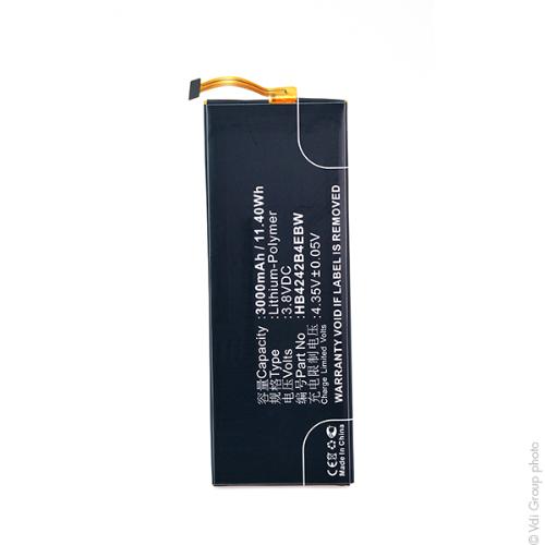 Batterie téléphone portable pour Huawei 3.8V 3000mAh photo du produit 1 L