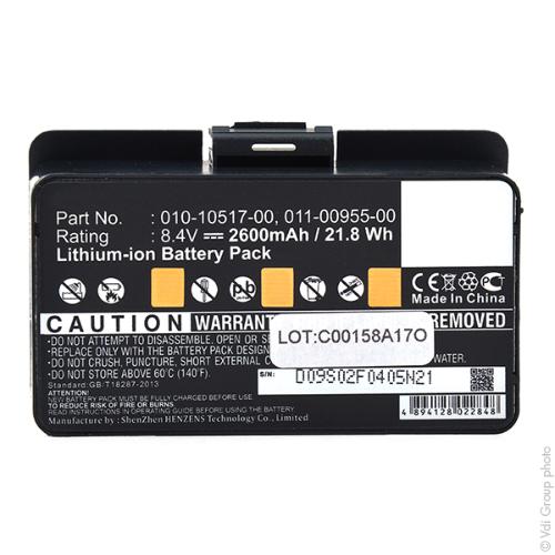 Batterie GPS 8.4V 2600mAh photo du produit 1 L