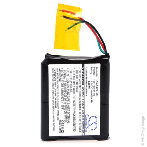Batterie GPS 3.7V 600mAh photo du produit 1 L