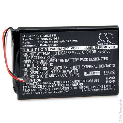 Batterie GPS 3.7V 1500mAh photo du produit 3 L