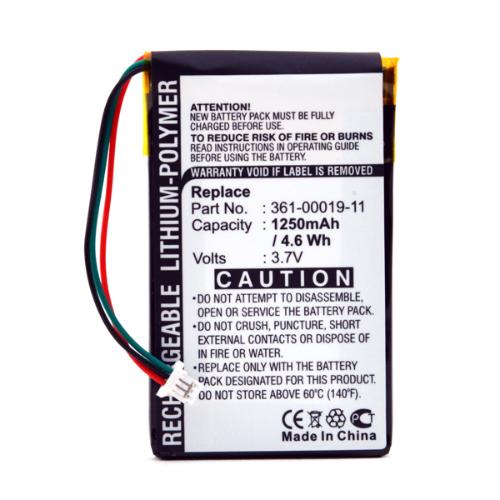 Batterie GPS compatible Garmin 3.7V 1250mAh photo du produit 1 L