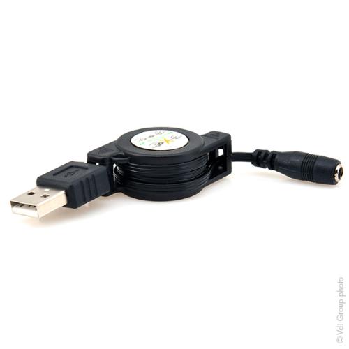 Câble rétractable USB femelle photo du produit 1 L