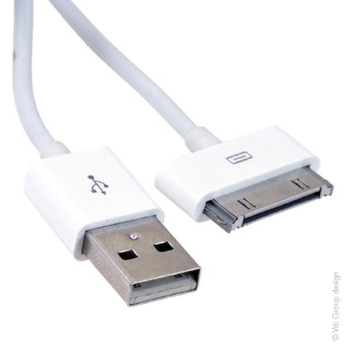 Câble USB pour iPhone 3, 4 et iPad photo du produit 2 L