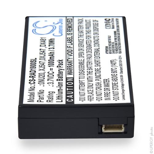 Batterie ordinateur portable compatible DELL 3.7V 1000mAh photo du produit 3 L