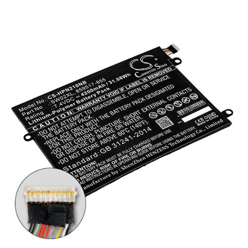Batterie tablette compatible HP 7.4V 4200mAh photo du produit 1 L