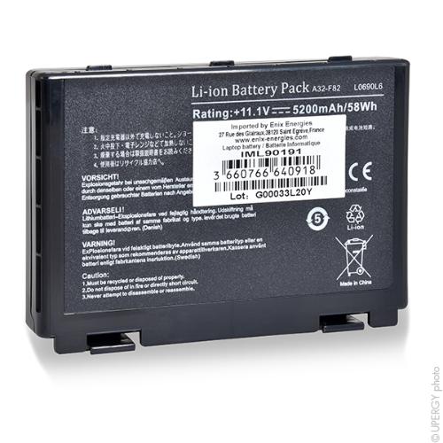 Batterie ordinateur portable 11.1V 5200mAh photo du produit 1 L