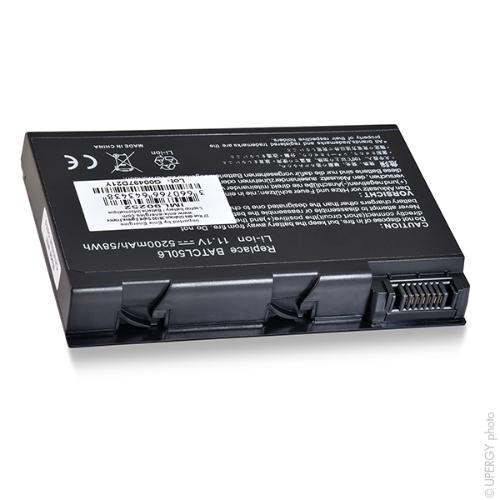 Batterie ordinateur portable compatible Acer 11.1V 5200mAh photo du produit 1 L