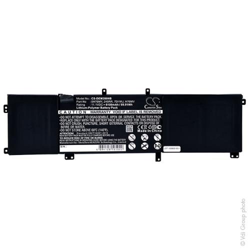 Batterie ordinateur portable compatible Dell 11.1V 8100mAh photo du produit 1 L