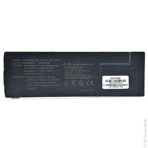 Batterie ordinateur portable 11.1V 4400mAh photo du produit 1 L