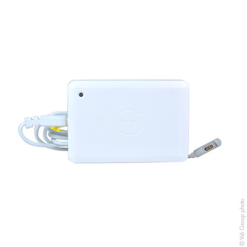 Alimentation compatible pour Apple MacBook 16.5V 60W (connecteur MagSafe 1 "L") photo du produit 2 L